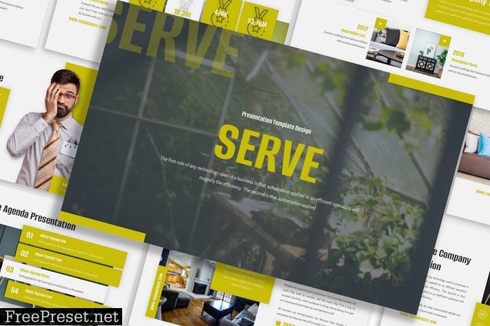 Serve - Business Template Prensentation CXK9RMF