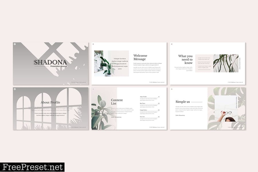 Shadona - Presentation Template RWJ3J5R