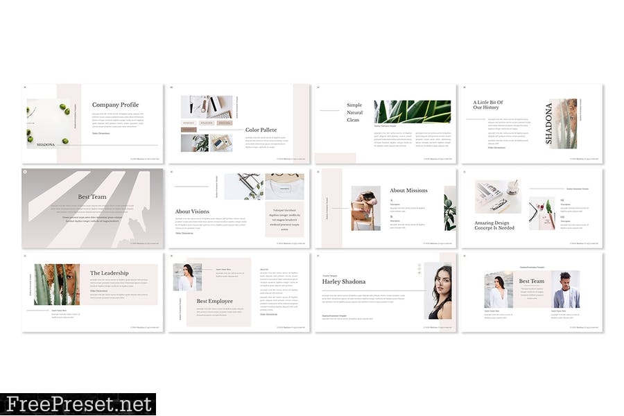 Shadona - Presentation Template RWJ3J5R