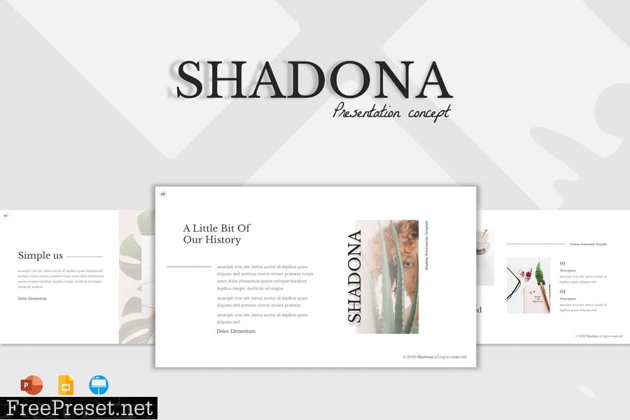 Shadona - Presentation Template RWJ3J5R