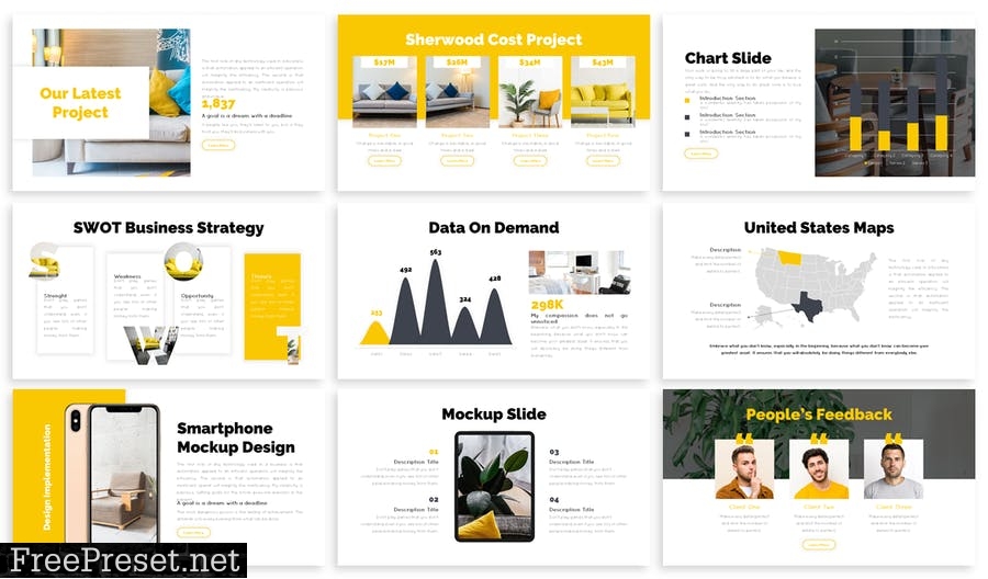 Sherwood - Business Template Prensentation EQT3QTA