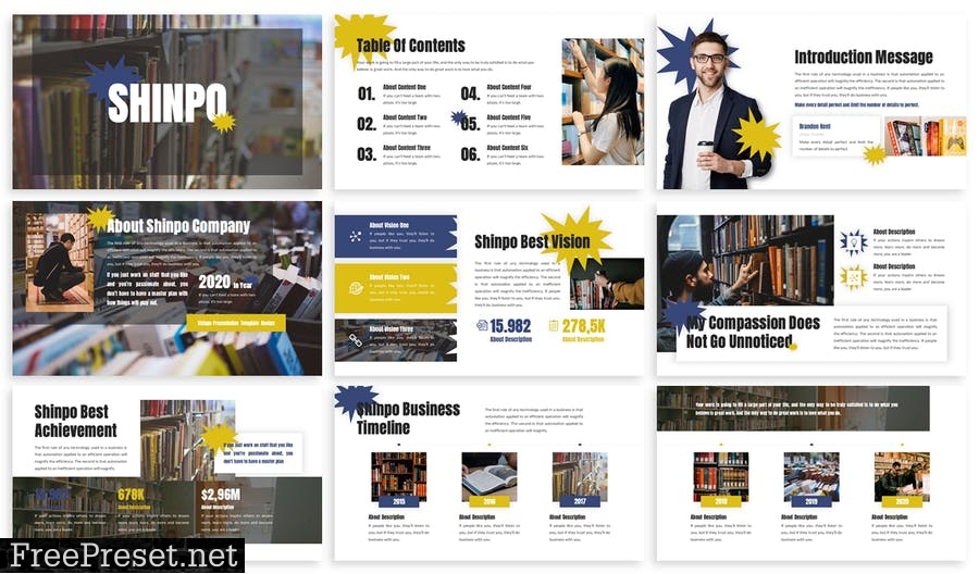 Shinpo - Business Template Prensentation EU66E6H