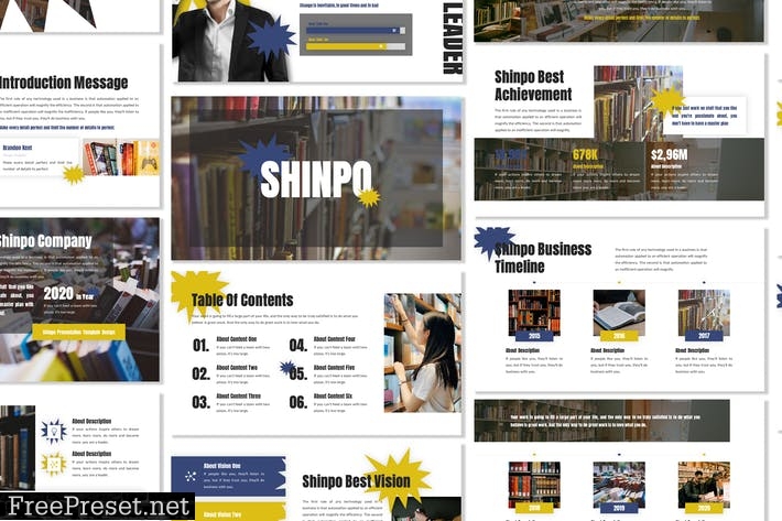 Shinpo - Business Template Prensentation EU66E6H