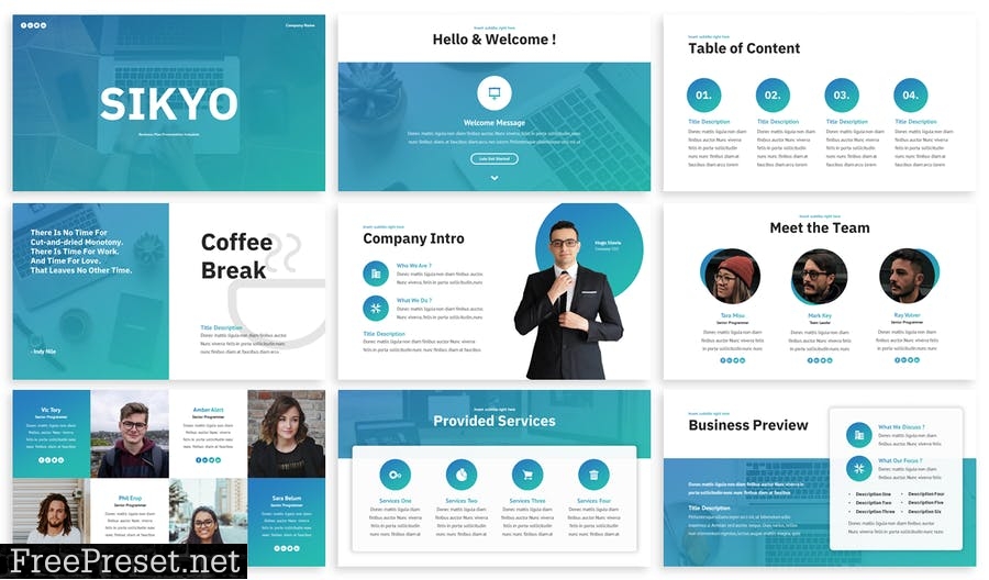 Sikyo - Business Powerpoint Template EN33VPA