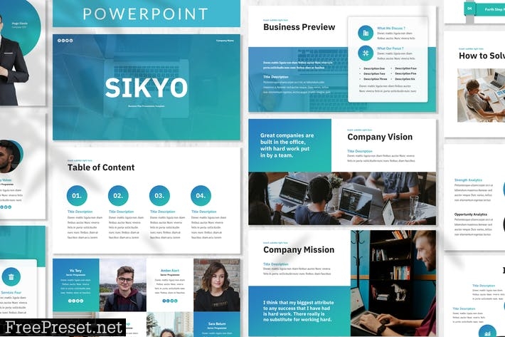 Sikyo - Business Powerpoint Template EN33VPA