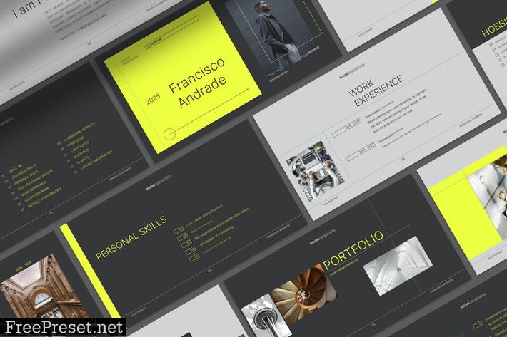 Simple Resume Presentation LFFFM52