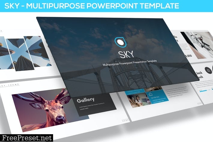 Sky - Multipurpose Powerpoint Template 959DL9