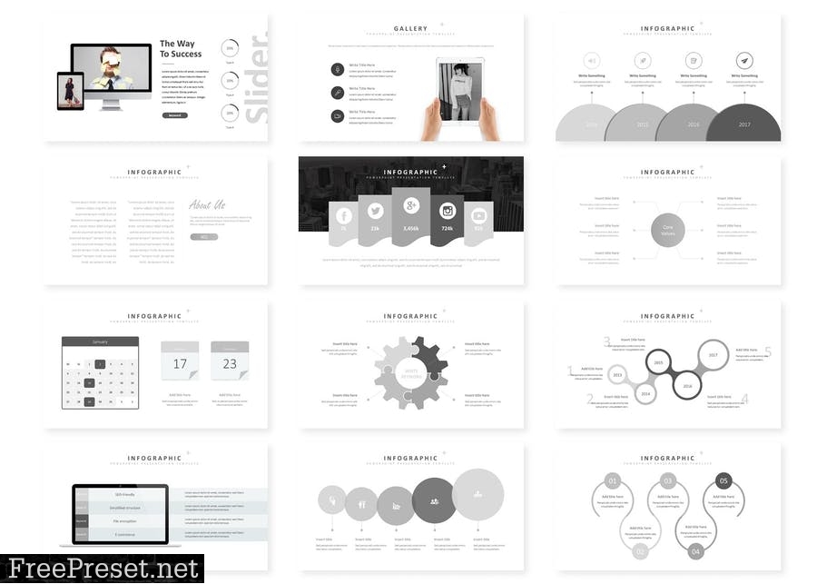 Slider - Powerpoint Template ABM4DR