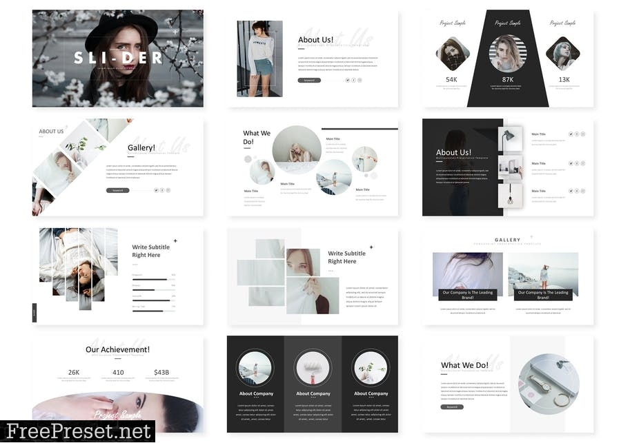 Slider - Powerpoint Template ABM4DR