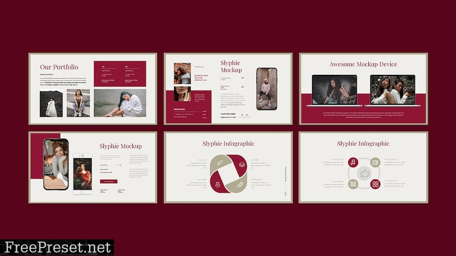 Slyphie Business Presentation PowerPoint Template 8U8VTBZ