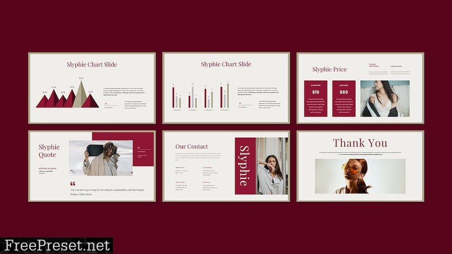 Slyphie Business Presentation PowerPoint Template 8U8VTBZ