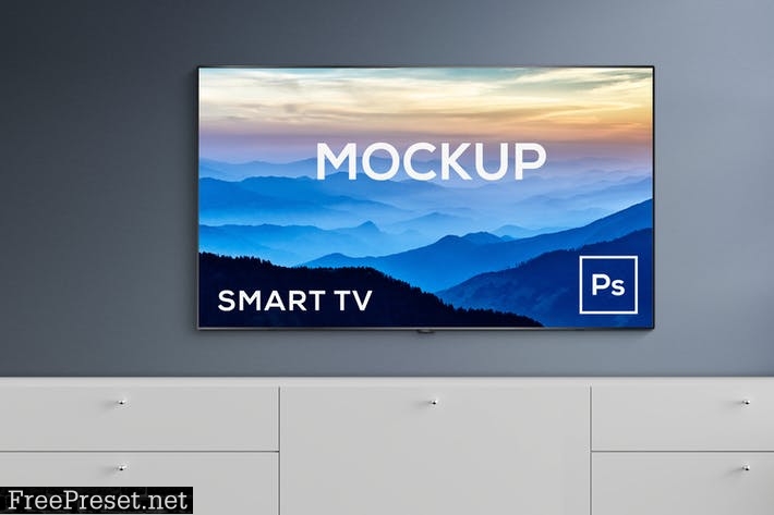 Smart TV Mock-up B3RGGG4