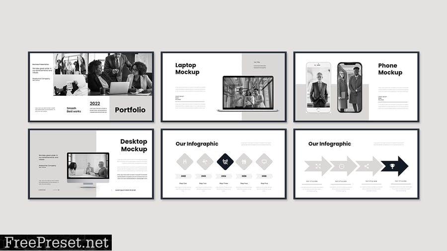 Smash - Business Presentation PowerPoint Template NV5RPK4