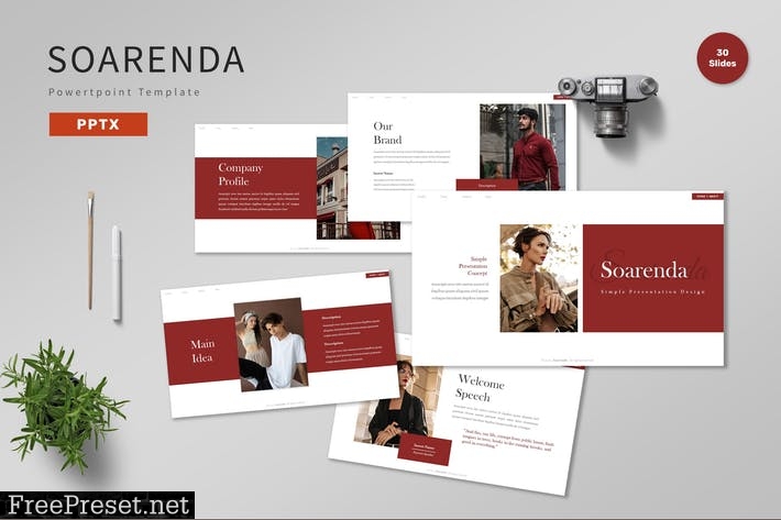 Soarenda - Powerpoint Template RMFWPBL