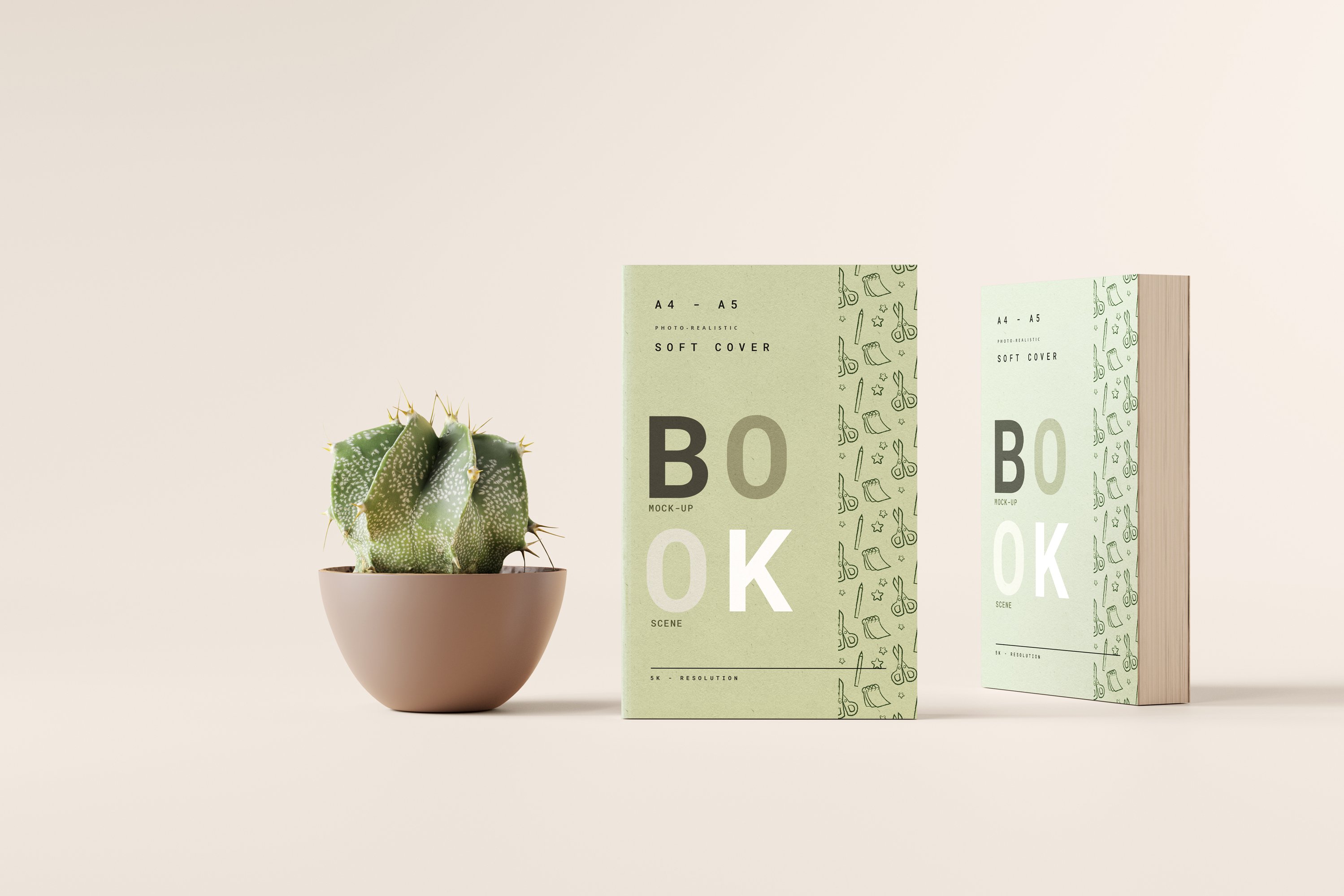 Softcover Large Book Mockup 7403841