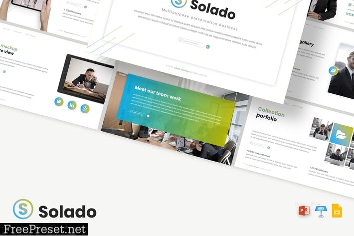 Solado - Presentation PPTX / GSlides / Key KVCY84J