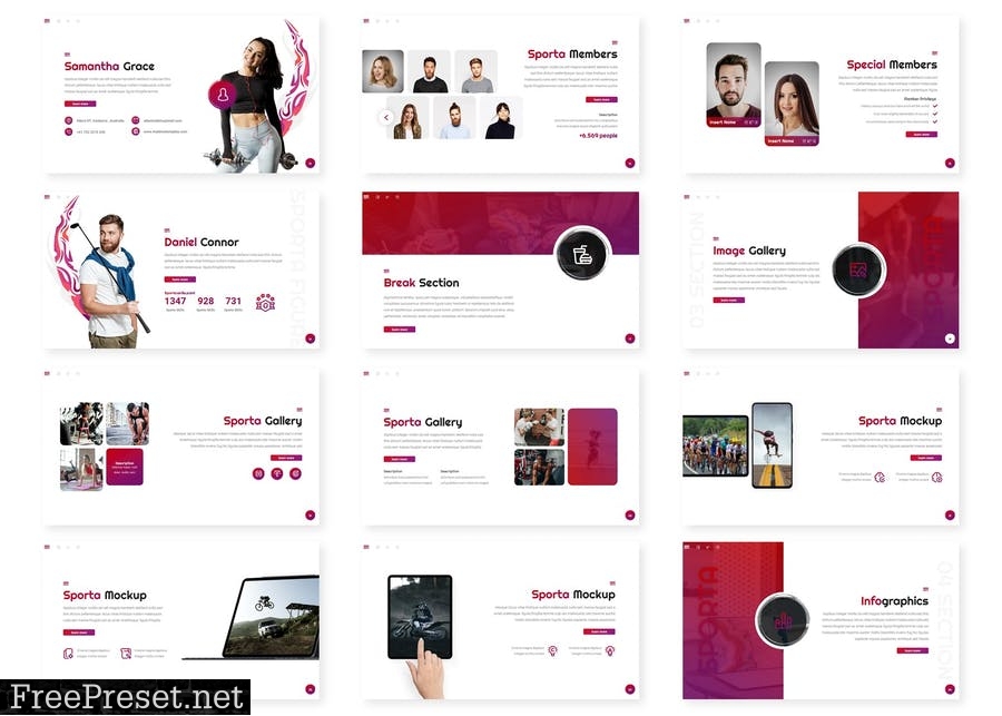 Sporta - Presentation Template JB2H923