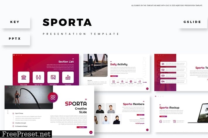 Sporta - Presentation Template JB2H923