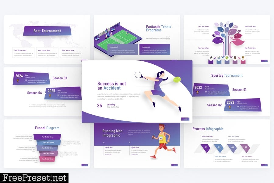 Sportazo Sport PowerPoint Template T379SQR