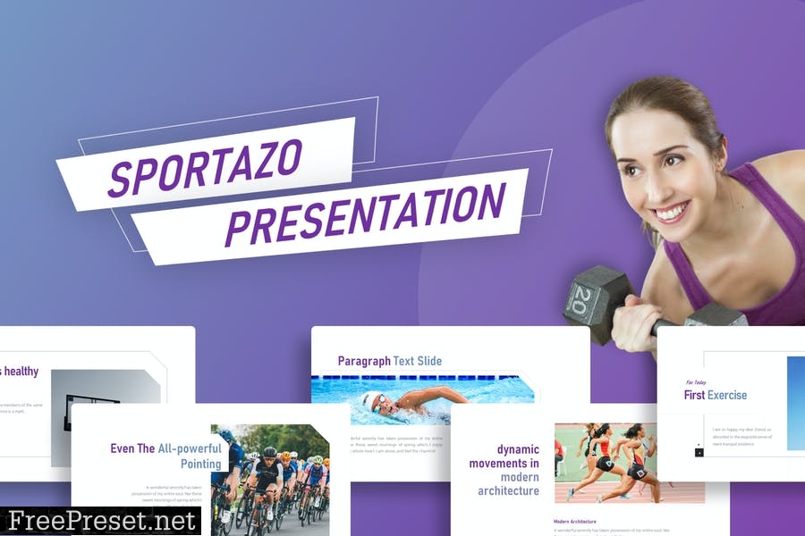 Sportazo Sport PowerPoint Template T379SQR