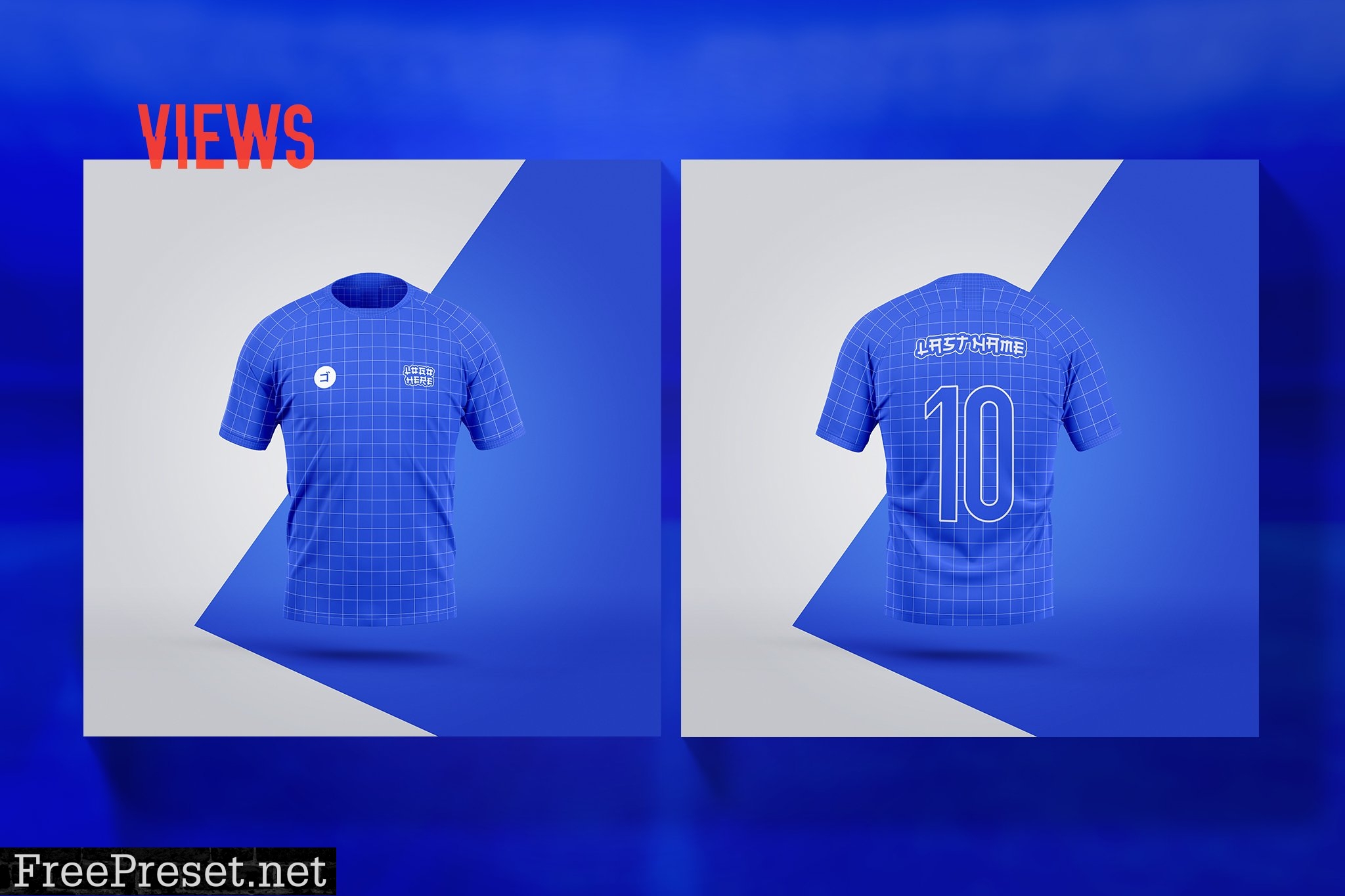 Sports T-Shirts Mockups Set 6872336