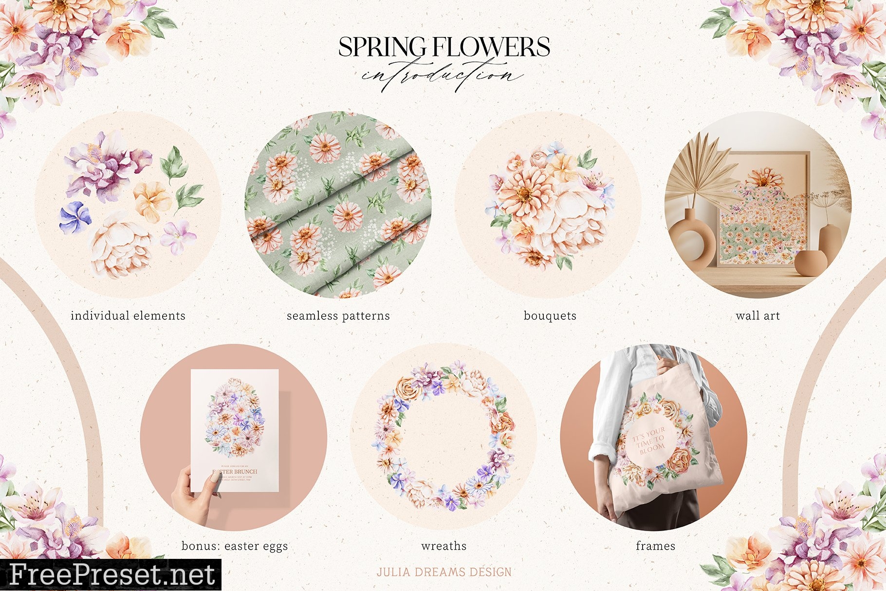 Spring Flowers Collection 6938205