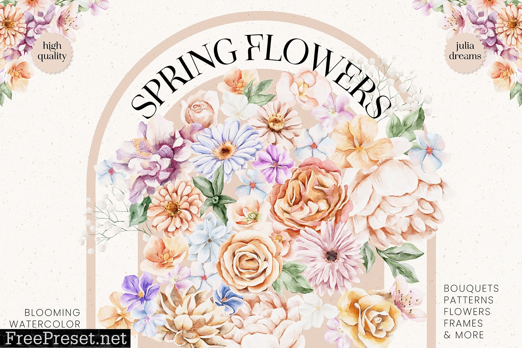 Spring Flowers Collection 6938205