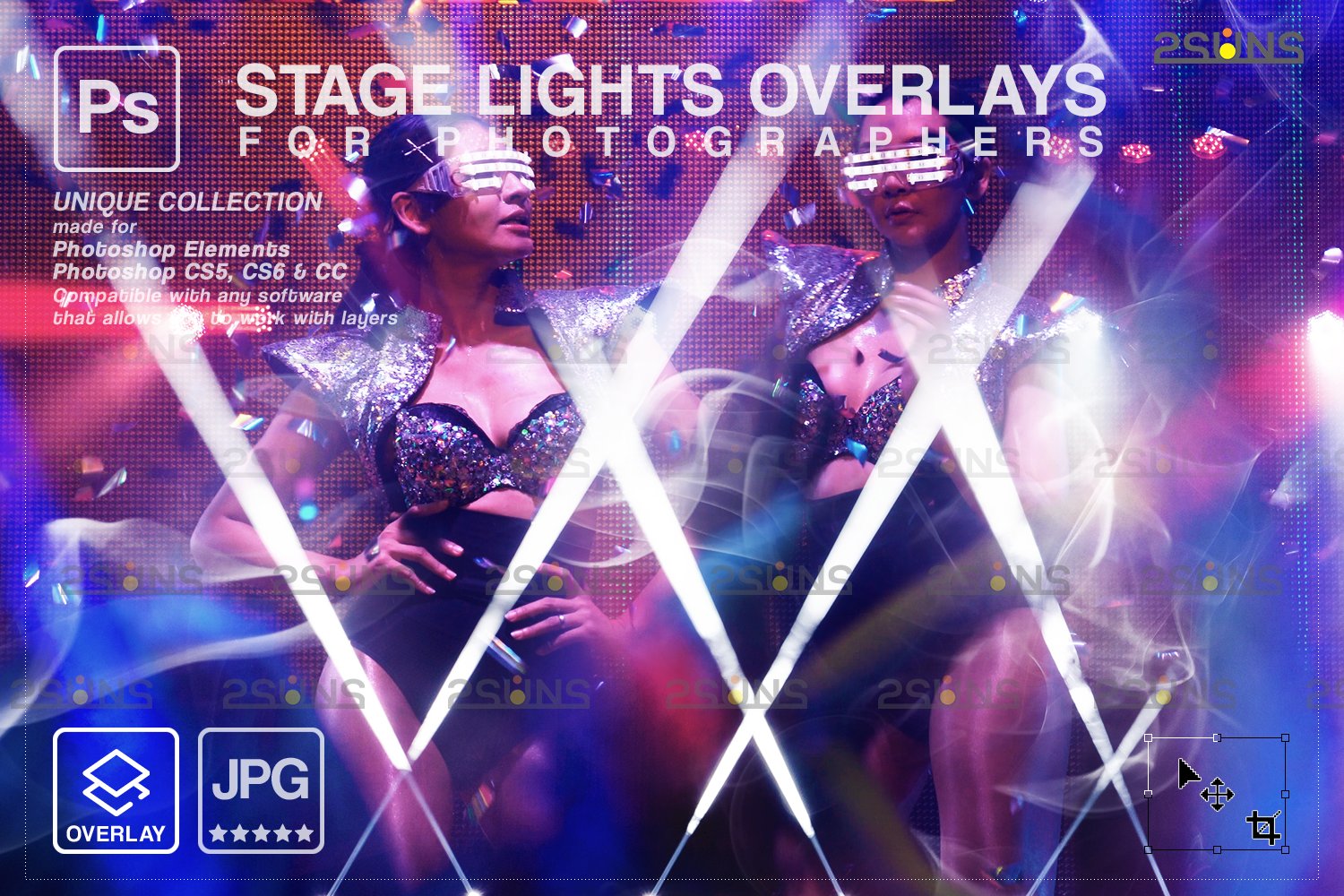 Stage lights overlays 6960897