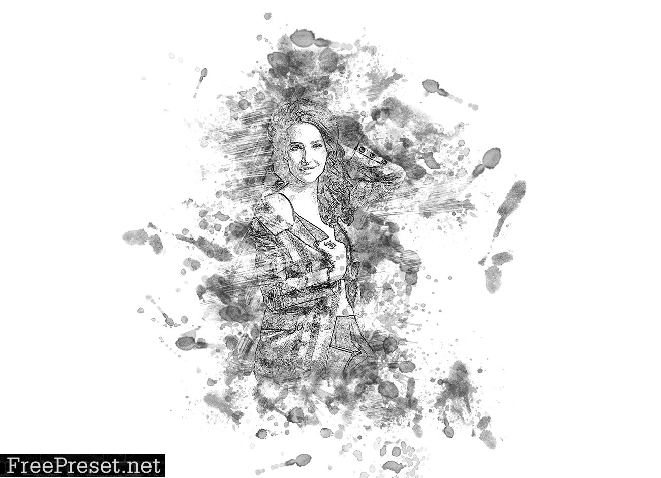 Stain Painting Photoshop Action 7395530