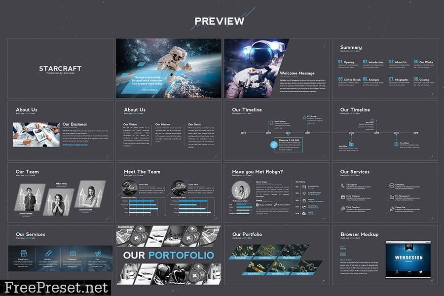 Starcraft Google Slides Template 5NNKS3