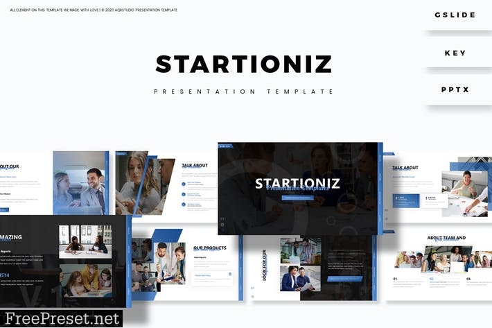 Startiobiz Presentation Template KPATVRM