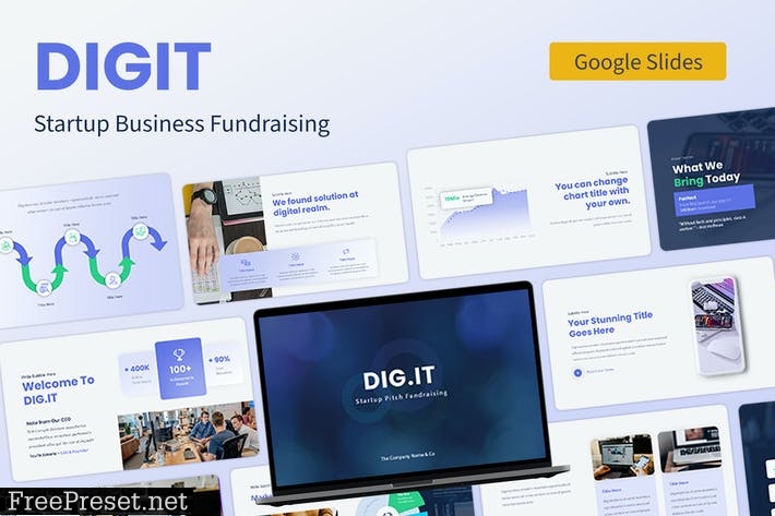 Startup Business Fundraising Google Slide
