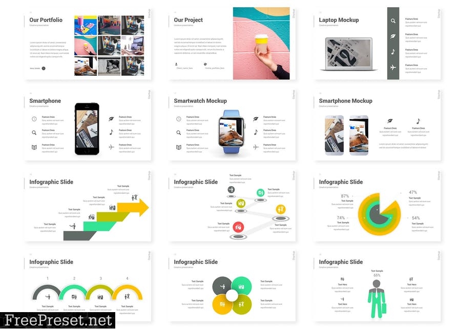Startup - Powerpoint Template 4TJECV