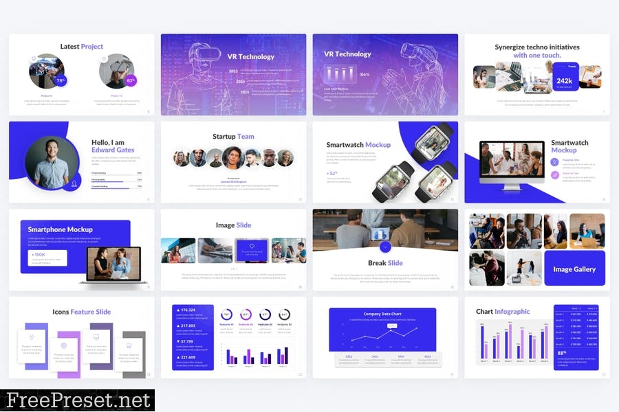 StartupAce Startup PowerPoint Template 2LSTV9S