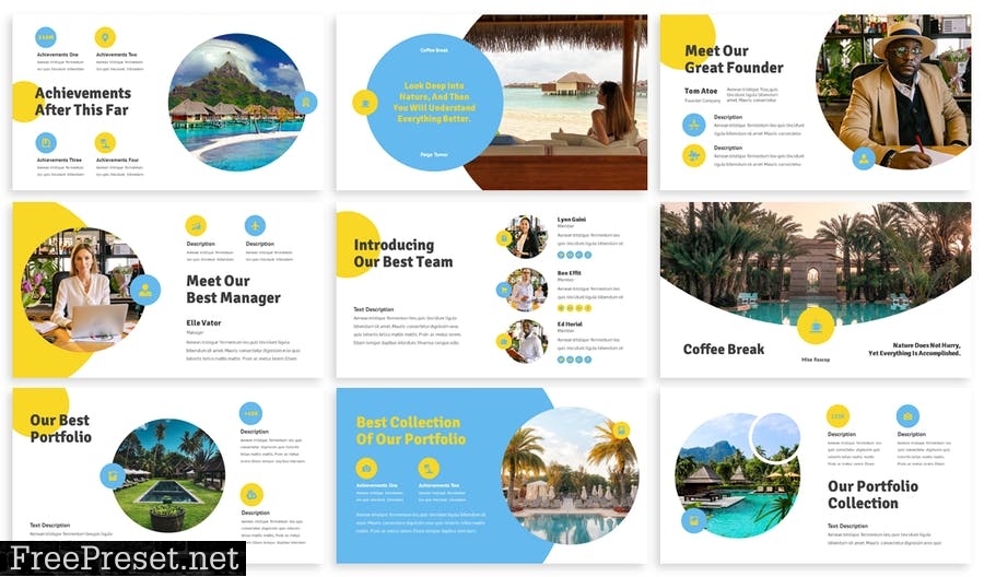 Stela - Travel Powerpoint Template YQVD4SW