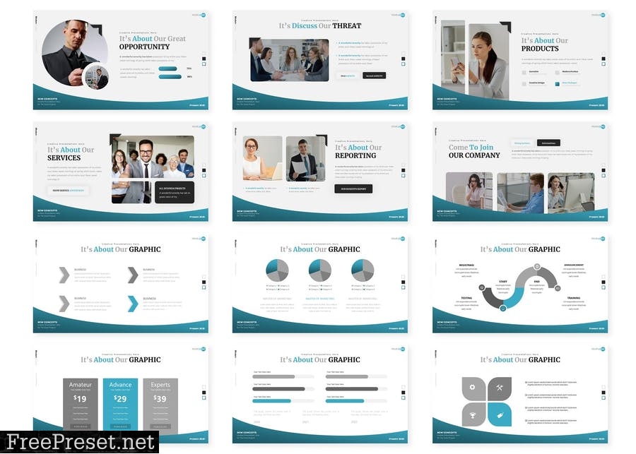 Stockmarkets - Presentation Template PZSRCE2