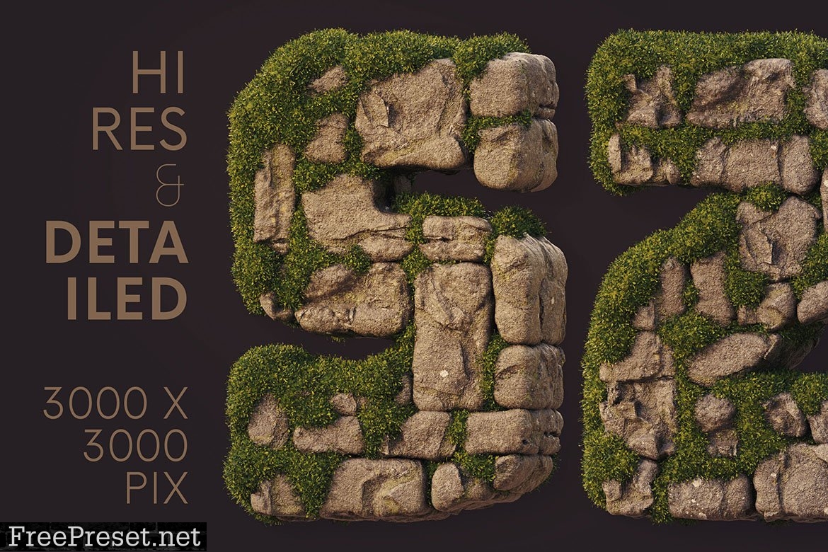 Stone Wall - 3D Lettering 6726302