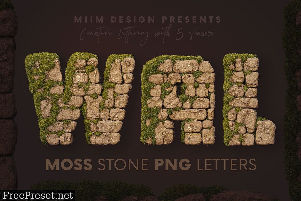 Stone Wall - 3D Lettering 6726302