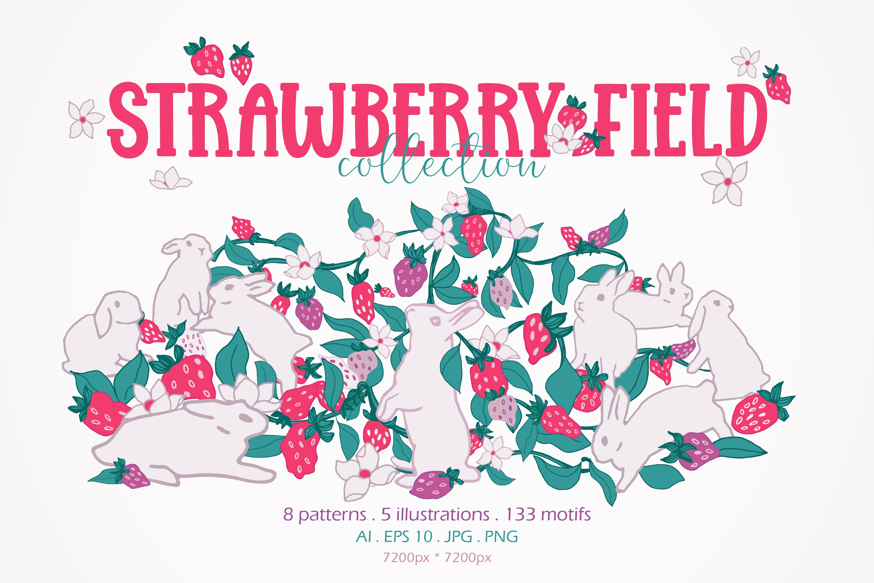 Strawberry field collection 7083412