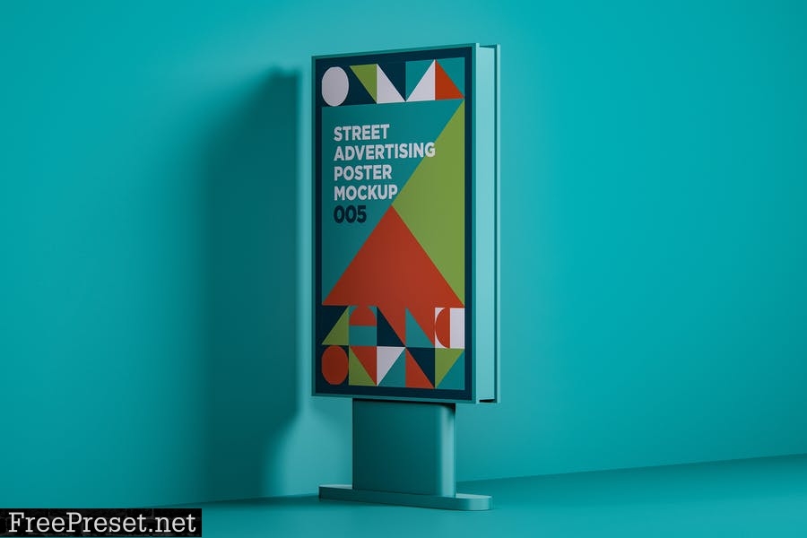 Street Advertising Poster Mockup 005 ZZMJADG