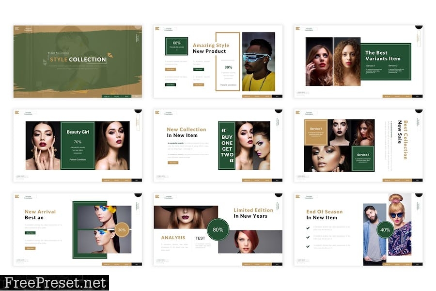 Style Collection Presentation Template G4XRUPN