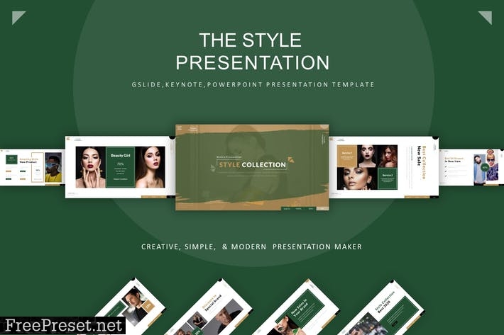 Style Collection Presentation Template G4XRUPN