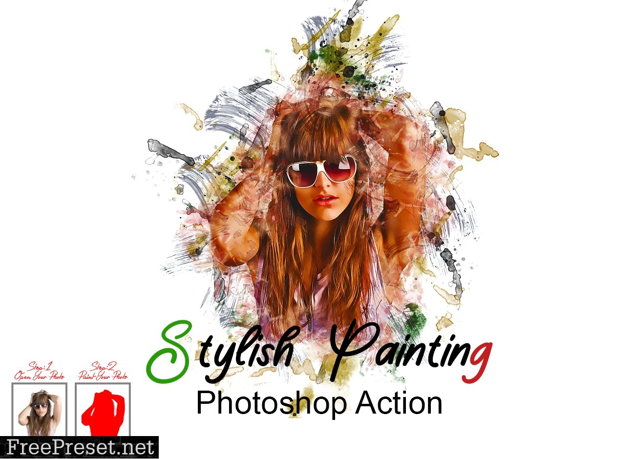 Stylish Painting Photoshop Action 7404538