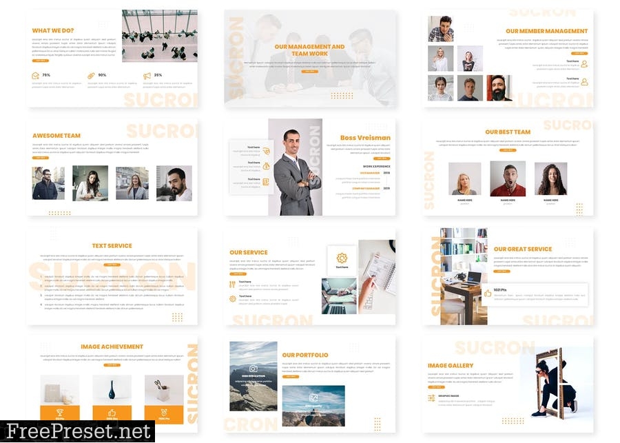 Sucron - Powerpoint / Google Slides / Keynote WAE3RTW