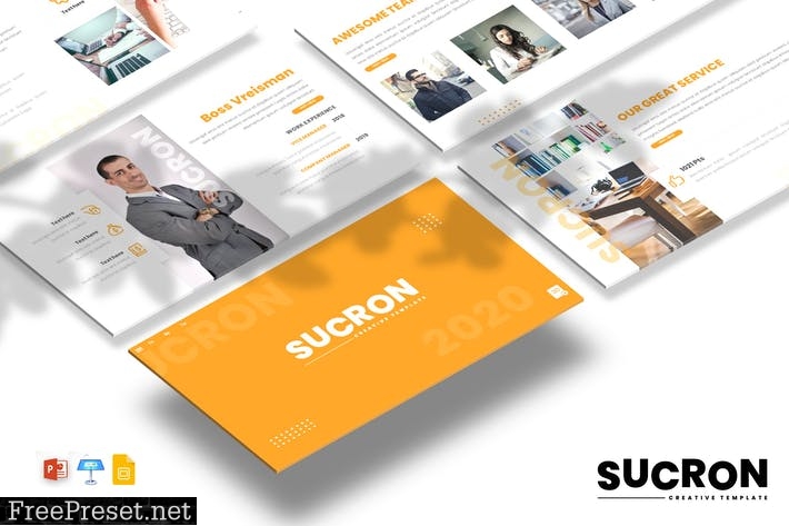 Sucron - Powerpoint / Google Slides / Keynote WAE3RTW