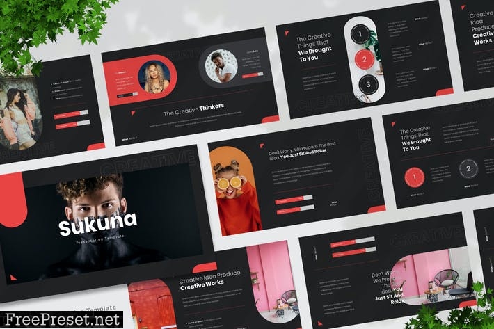 Sukuna - Creative Presentation Template QSXJ8WW