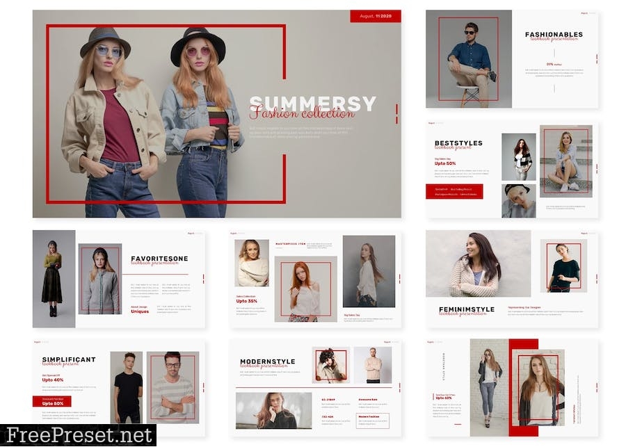 Summersy | Powerpoint, Keynote, Google Slides D5YWW3Y