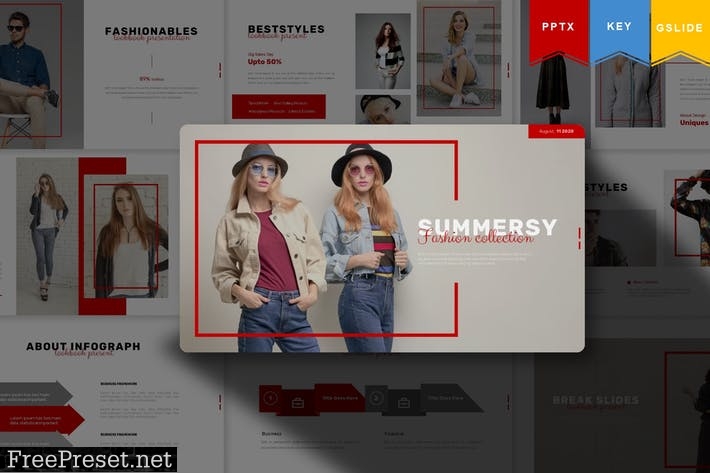 Summersy | Powerpoint, Keynote, Google Slides D5YWW3Y