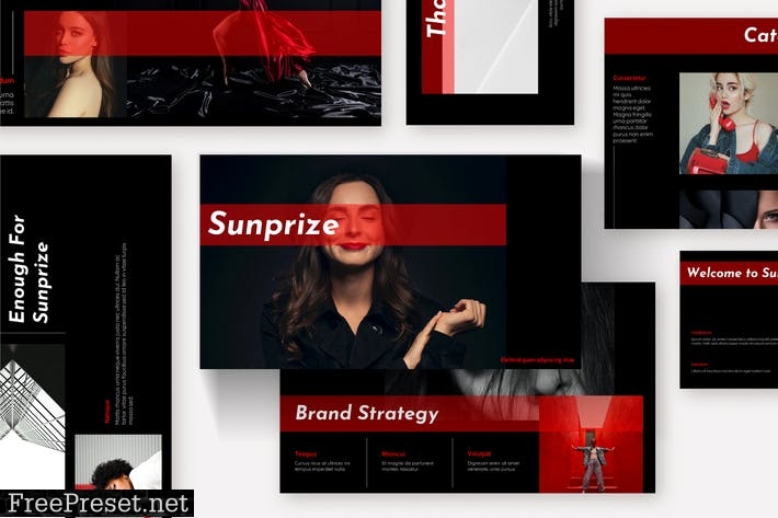 Sunprize Powerpoint Template 63GRYQN