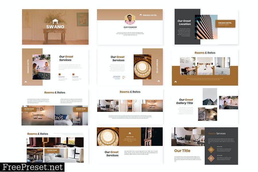 Swano - Powerpoint Template PX6N4WU